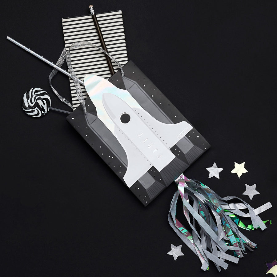 Silver Space Shuttle Loot Bags