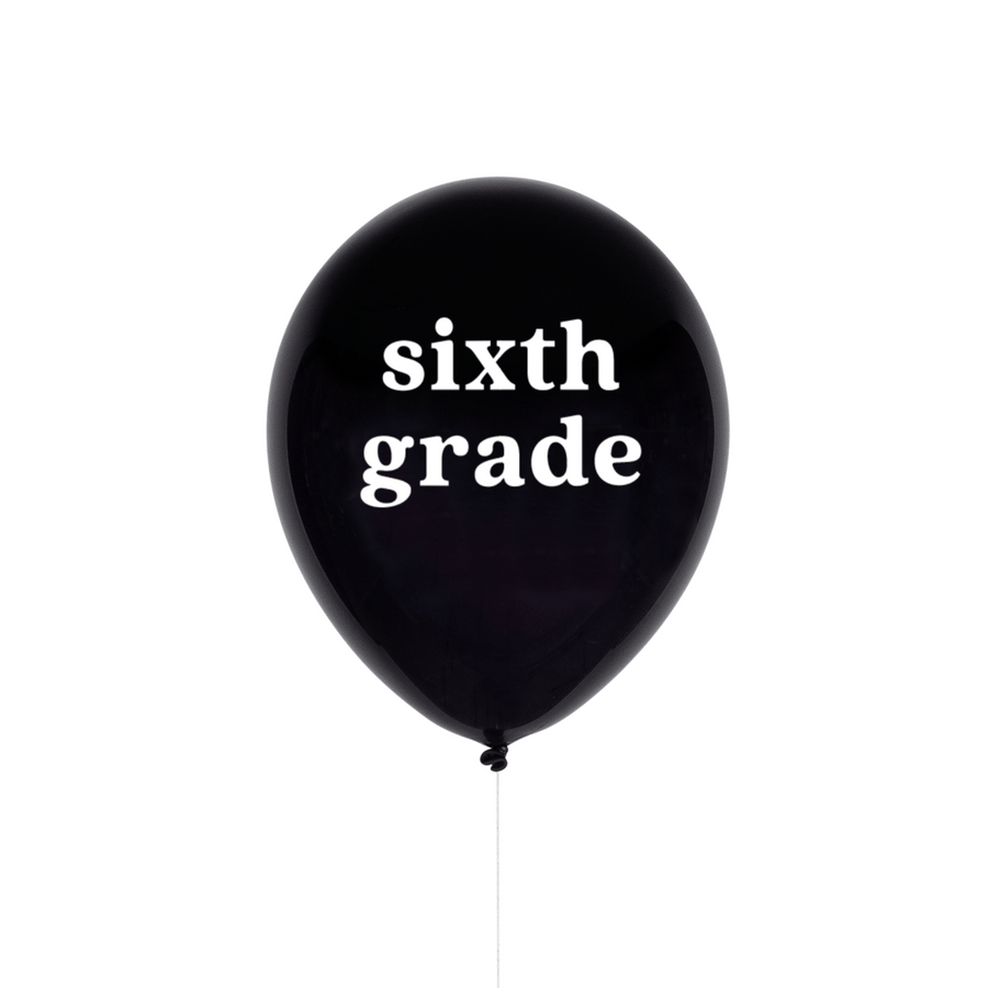 Sixth Grade Balloon