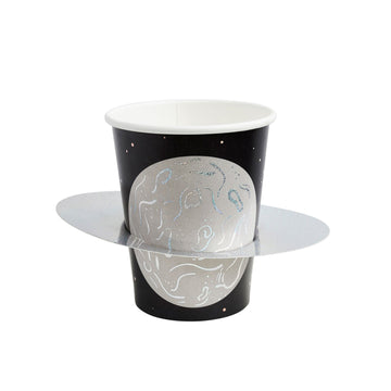 Silver Planet Paper Cups