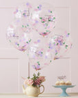 Floral Confetti Balloons