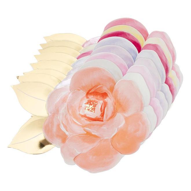 Assorted Rose Plates